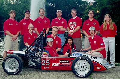 Ohio State University Formula S.A.E. Car #25 and Crew
