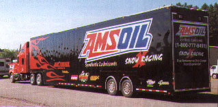 Amsoil Snowmobile Sponsored Race Team Transporter